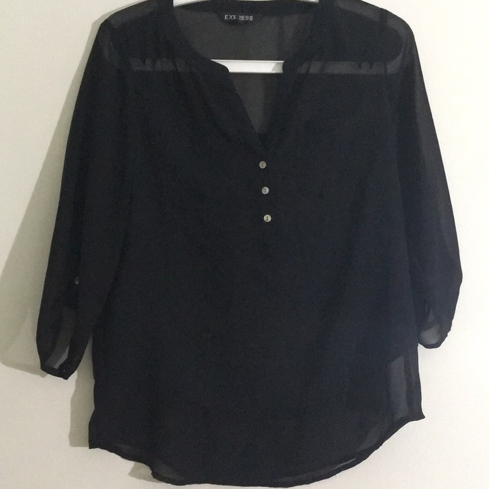 Express sheer blouse
